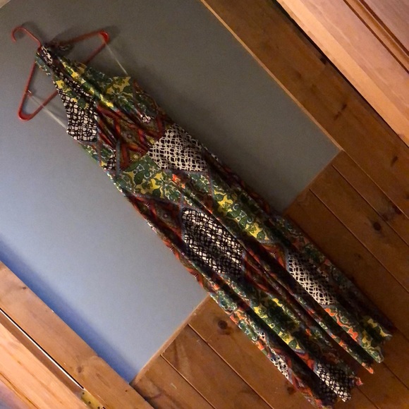 Forever cute multicolored halter jumpsuit medium - Picture 4 of 8